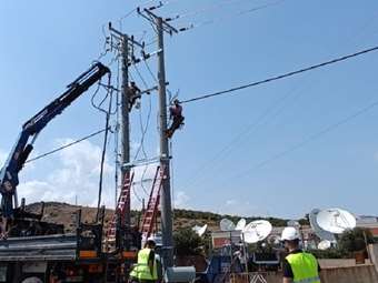 ΔΕΔΔΗΕ: Υπογειοποιήθηκε το δίκτυο από την είσοδο του Λαυρίου μέχρι και τον οικισμό Άγιο Κωνσταντίνο