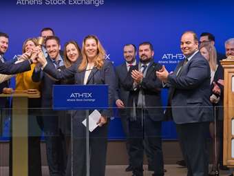 Η CEO της BriQ Properties κήρυξε την έναρξη της συνεδρίασης του Χρηματιστηρίου