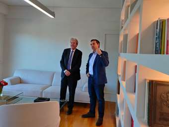 Οι κρίσιμες εξελίξεις στην Ευρώπη στο επίκεντρο της συνάντησης Αλ.Τσίπρα - Π.Τζεντιλόνι