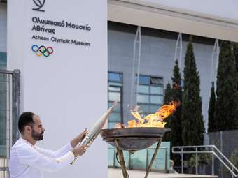 LAMDA Development: Το Ολυμπιακό Μουσείο Αθήνας έγινε μέρος του ταξιδιού της Ολυμπιακής Φλόγας και της διαδρομής της Ολυμπιακής Λαμπαδηδρομίας.