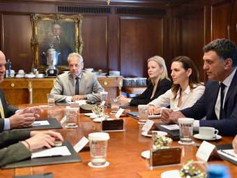 Κοινή συνάντηση Κικίλια - Κεφαλογιάννη με τον CEO της Cruise Lines International Association