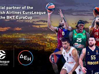 ΔΕΗ και Euroleague Basketball ανακοινώνουν πολυετή συνεργασία
