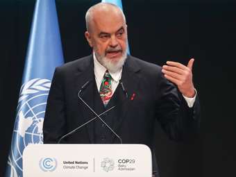 Έσπασε το πρωτόκολλο ο Ράμα στην COP29: "Τι στο καλό κάνουμε εδώ, αφού όσοι ρυπαίνουν συνεχίζουν ακάθεκτοι;"