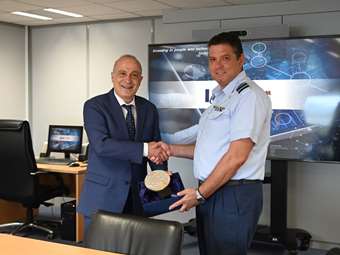 Επίσκεψη του Διοικητή της Εθνικής Στρατιωτικής Αρχής Αξιοπλοΐας στις εγκαταστάσεις της Intracom Defense