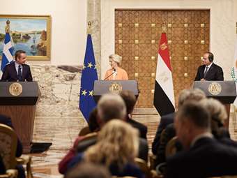 A 'landmark day' for EU-Egypt relations notes Mitsotakis at EU leaders' meeting with Egyptian president