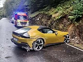 Το πρώτο ατύχημα με Ferrari 12Cilindri είναι γεγονός