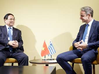 O Κυριάκος Μητσοτάκης συναντήθηκε με τον πρωθυπουργό του Βιετνάμ