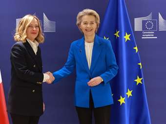 Συνάντηση Φον Ντερ Λάιεν - Μελόνι στις Βρυξέλλες