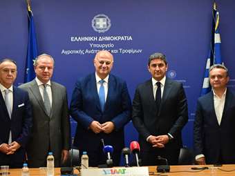 "Γεμάτος προκλήσεις ο πρωτογενής τομέας", δήλωσε ο νέος υπουργός Αγροτικής Ανάπτυξης και Τροφίμων Κ. Τσιάρας