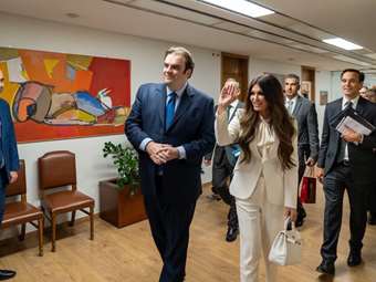 Συνάντηση Κ. Γκίλφοϊλ - Κ. Πιερρακάκη: "Θα διερευνήσουμε τρόπους αξιοποίησης της αμερικανικής καινοτομίας και των ελληνικών ευκαιριών"