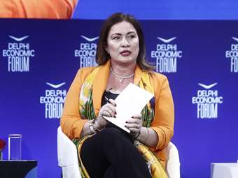 Οικονομικό Φόρουμ Δελφών - Μ. Μυρογιάννη: Ιδιαίτερα σημαντικό το ανθρώπινο κεφάλαιο στην Ελλάδα