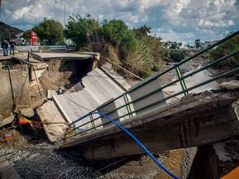 Κακοκαιρία Bora: Η βροχή που έπεσε στη Ρόδο φτάνει το 75% του νερού που έπεσε στη Βαλένθια
