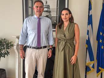 Συνάντηση της Όλγας Κεφαλογιάννη με τον πρόεδρο του ΞΕΕ