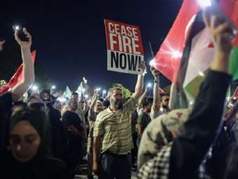 Τουρκία: Διαδήλωση διαμαρτυρίας για τον θάνατο του Ισμαήλ Χανίγια στην Κωνσταντινούπολη