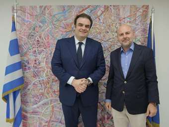 Συνάντηση Κ. Πιερρακάκη με Γ. Στασινό