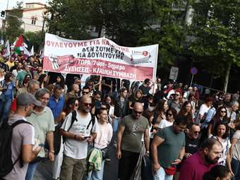 Δυναμικό "παρών" των εργαζόμενων στα συλλαλητήρια: "Όχι στις 13 ώρες δουλειά"