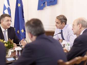 Συνάντηση Κ. Μητσοτάκη - Απ. Τζιτζικώστα