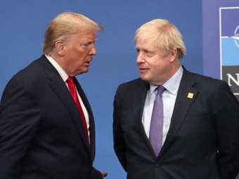 Βρετανία: Ο Μπόρις Τζονσον δηλώνει αισιόδοξος ως προς τις προθέσεις του Τραμπ σε σχέση με το Ουκρανικό και το ΝΑΤΟ