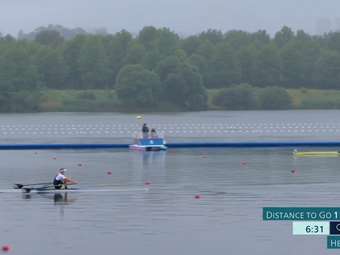 Ολυμπιακοί Αγώνες 2024: Δεύτερος ο Ντούσκος στο μονό σκιφ - Προκρίθηκε απευθείας στον προημιτελικό