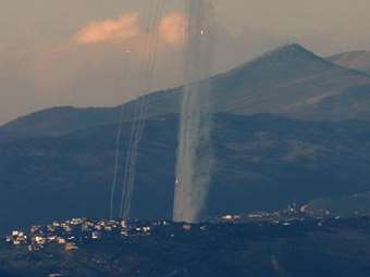 Μπαράζ ρουκετών της Χεζμπολάχ κατά ισραηλινής βάσης εναέριας επιτήρησης