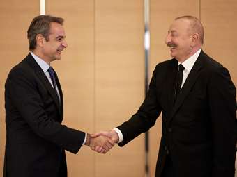 Συνάντηση Μητσοτάκη-Αλίγιεφ - Στην πρώτη γραμμή η ενεργειακή συνεργασία