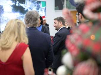 Τα πρωτοχρονιάτικα κάλαντα άκουσε ο Ν. Ανδρουλάκης