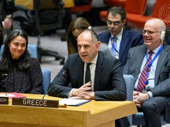 Γ. Γεραπετρίτης στο Συμβούλιο Ασφαλείας ΟΗΕ: Χρειαζόμαστε ένα όραμα παγκόσμιας αλληλεγγύης και διαγενεακής βιωσιμότητας