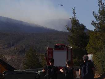 Φωτιά στο Βροντερό Πρεσπών