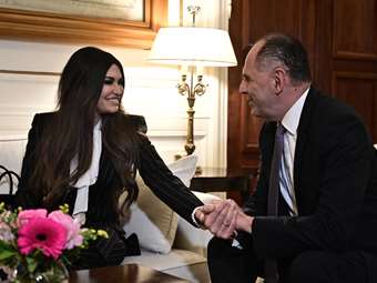 Την πρέσβη των ΗΠΑ Κ. Γκίλφοϊλ δέχθηκε στο ΥΠΕΞ ο Γ. Γεραπετρίτης