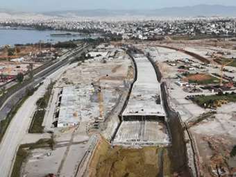 Lamda Development : Ολοκληρώθηκε το 80% των εκσκαφών της υπογειοποίησης της λεωφ. Ποσειδώνος