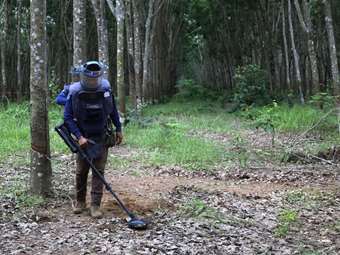 Σε υψηλό τετραετίας οι θάνατοι και οι τραυματισμοί από νάρκες το 2024