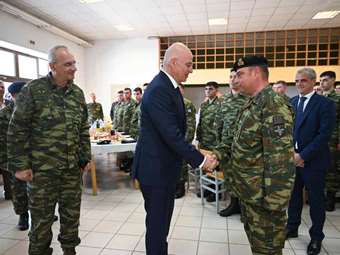 Επίσκεψη Υπουργού Εθνικής Άμυνας Νίκου Δένδια στη Λέσβο