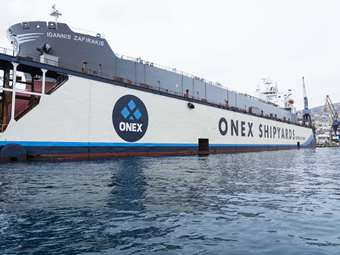 Επίσκεψη του Υπουργού Ανάπτυξης T. Θεοδωρικάκου στα Ναυπηγεία της ΟΝΕΧ στη Σύρο