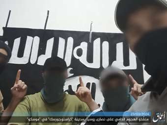 Αυτοί είναι οι δράστες του μακελειού στη Μόσχα, σύμφωνα με το Ισλαμικό Κράτος - Η φωτογραφία που διέρρευσαν