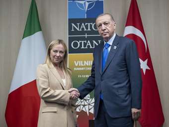 Συνάντηση Τζ. Μελόνι - Ρ. Ερντογάν στο περιθώριο της διάσκεψης G20