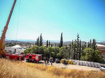 Υπό έλεγχο η φωτιά στο Μουσικό Σχολείο Παλλήνης