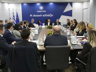 Πρώτη τακτική σύσκεψη του περιφερειάρχη Αττικής με τους αντιπεριφερειάρχες