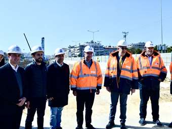 Αυτοψία Χρ. Σταϊκούρα σε εργοτάξια κατασκευής της Γραμμής 4 του Μετρό της Αθήνας