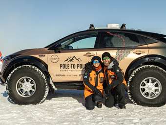 Nissan Ariya: Το πρώτο αυτοκίνητο που ταξίδεψε από τον Βόρειο Πόλο στον Νότιο Πόλο