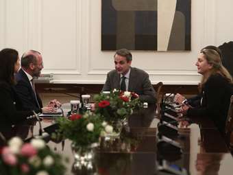 Το μενού των συνομιλιών Μητσοτάκη - Βέμπερ