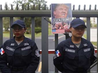 "Κάτω τα χέρια από τη Διώρυγα": Στον Παναμά, διαδήλωση κατά του Τραμπ