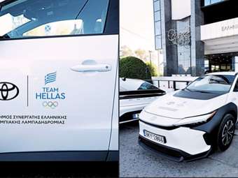 H Toyota Hellas παρέδωσε οχήματα στην Ελληνική Ολυμπιακή Επιτροπή