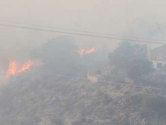 Καλύτερα τα πράγματα στο μέτωπο της φωτιάς στην Κω