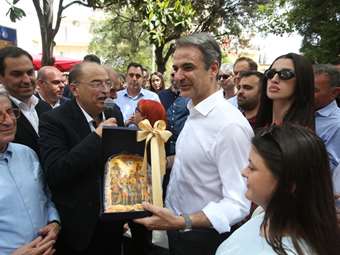 Κυρ. Μητσοτάκης στο Κέντρο Υγείας Μεγάρων: "Αναβαθμίσαμε το κέντρο με τους πόρους του Ταμείου Ανάκαμψης"