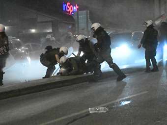 Ένταση στην πορεία διαμαρτυρίας για την Παλαιστίνη - Τρεις προσαγωγές