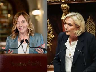 Είναι έτοιμη η Μαρίν Λεπέν να τα βρει με την Τζόρτζια Μελόνι; Ένα παράξενο ερώτημα