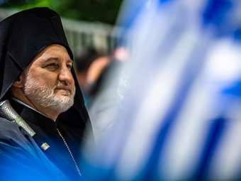 Συνάντηση Αρχιεπισκόπου Αμερικής με τον επικεφαλής της πλειοψηφίας των Ρεπουμπλικάνων Σ. Σκαλίζ