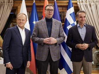 Αλ. Βούτσιτς: Η επίσκεψη Μητσοτάκη-Τουσκ αναπτέρωσε την ελπίδα για την ευρωπαϊκή ολοκλήρωση της Σερβίας