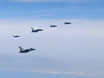 Συνεκπαίδευση μαχητικών αεροσκαφών Ελλάδας - Ιταλίας