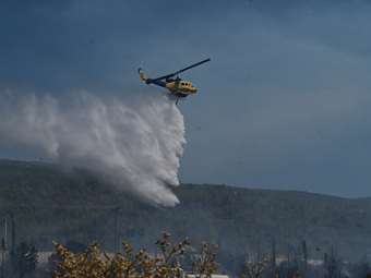 Φωτιά σε δασική έκταση κοντά στη Στεμνίτσα Αρκαδίας